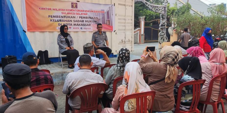 Dorong Terciptanya Kelurahan Sadar Hukum Di Makassar Kanwil