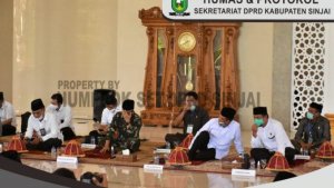 Pimpinan Beserta Segenap Anggota DPRD Sinjai Hadiri Silaturahmi Kepala BNPT