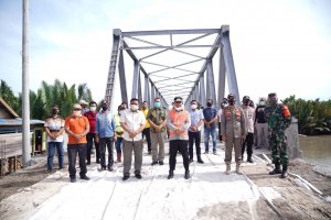 Pembangunan jembatan Sungai Watu Rampung, Wagub Sulsel: Bupati Bone Berani