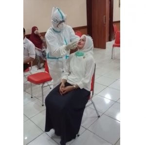 Jelang HJL/HPRL Bupati Lutra, Pimpinan SKPD Hingga Panitia Jalani Swab Antigen, Ini Hasilnya