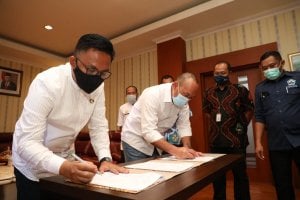 Masuki Tahun Ketiga Asuransi Pertanian, Pemkab Bantaeng Kembali Tandatangani MoU Dengan PT. Jasindo