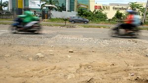 Jalan Metro Tanjung Bunga Mulai Dikerja, Akses akan Dibuka Tutup