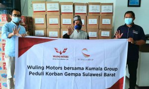 Wuling Bersama Kumala Group Peduli Sulawesi Barat