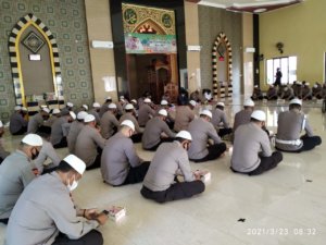 Isra Mi’raj Nabi Muhammad SAW  di Mako Batalyon A Pelopor Digelar Virtual