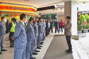 Cegah Aksi Teror, TNI dan Kepolisian Gelar Kordinasi dengan Pengamanan Pusat Perbelanjaan