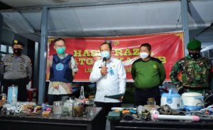 Kanwil Kemenkumham Sulsel Gandeng APH, Geledah Lapas Rutan Makassar