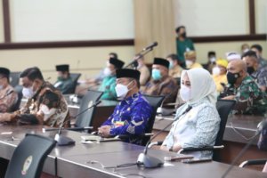 Wakil Walikota Fatmawati Rusdi Hadiri Pengarahan dan Dialog Menko Polhukam RI Mahfud MD