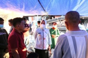 Wakil Walikota Fatmawati Rusdi Pastikan Bantuan Korban Kebakaran Bontoduri Terpenuhi