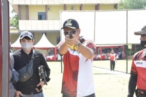 Bupati ASA “Unjuk Gigi” di Kejuaraan Menembak Kapolda Sulsel Cup IX