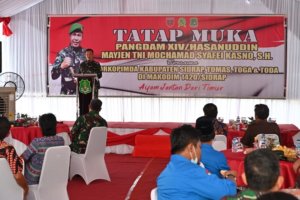 Pangdam XIV/Hasanuddin Kunjungan Kerja ke Kabupaten Sidrap