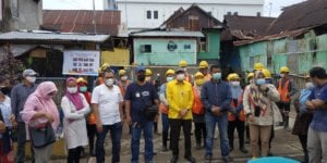 Hamka B Kady Monitoring Pelaksanaan Program KOTAKU di Baji Mappakasunggu Makassar