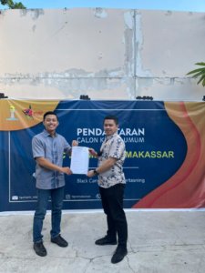 Fadel Muhammad Tauphan Daftar Jadi Caketum HIPMI Makassar