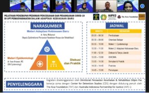 Karutan Makassar Ikuti Pelatihan Pencegahan Covid-19
