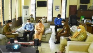 Sekretaris DPRD Sinjai Silaturahmi Virtual Bersama Plt Gubernur Sulsel