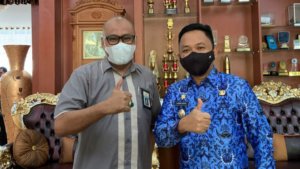 Silaturahmi ke Rujab Bupati Bantaeng, Kepala KPPN Kenalkan Aplikasi Minasata