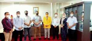 Wakil Rektor Bidang Kemahasiswaan dan Alumni UNM Menerima Kunjungan Staf Ahli Dir Intel Polda Sulsel