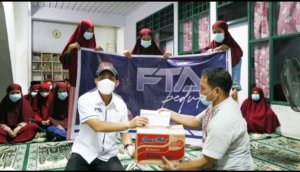 Patut Dicontoh, FTA Salurkan Bantuan di Tiga Panti Asuhan di Makassar