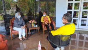 Jelang Musda Golkar Palopo, RMB dan Nurhaenih Sowan ke Taufan Pawe