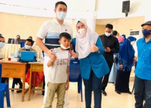 Serbuan Vaksin Pemuda KNPI Sulsel Digelar di Rujab Bupati Pangkep