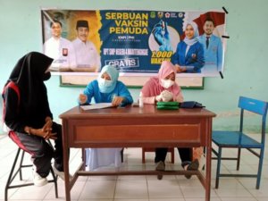 Didukung Pemda, KNPI dan PMI Sidrap Gelar Vaksinasi Covid-19 di 9 Kecamatan