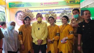 Hamka B Kady Resmikan Program Kotaku di Bunga Eja Beru Makassar