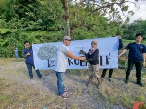 Bumi Karsa Gelar Aksi Green Earth di Kawasan Tombolo Pao Kabupaten Gowa