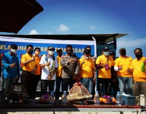Padat Karya Bersih Laut, OP Makassar Libatkan 100 Orang Masyarakat Lae-lae