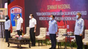 Kementerian Hukum dan HAM Dukung Akselerasi Indonesia Sehat dan Pemulihan Ekonomi Nasional