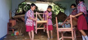 Satu Lagi Gedung Sekolah Ambruk Ditimpa Longsor, Aktivitas Belajar Mengajar Lumpuh