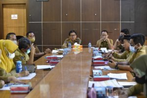 Wakil Bupati Pimpin Rapat Monev Pembangunan TA 2021