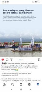 Festival Danau Tempe Wajo Dilirik Kemenparekraf, Ini Buktinya