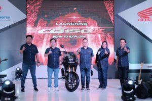 Motor Sport Adventure Touring New CB150X Resmi Mengaspal di Makassar