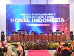 Perdana dengan Ijazah Institut, ITB Nobel Indonesia Kukuhkan 277 Wisudawan