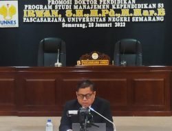 Teliti Asal-Usul Kekerasan di Kampus Pelayaran, Direktur Poltekras SDP Palembang Raih Gelar Doktor