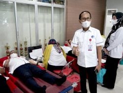 Jalin kerjasama dengan PMI Sulsel, Perumda Air Minum Kota Makassar Rutin Adakan Kegiatan Donor Darah