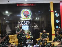 Pangkoopsud ll, Marsda TNI Minggit Tribowo Mengunjungi Markas Komando Sektor II
