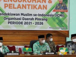 Irwan Hamid Pimpin ICMI Pinrang, Siap Bersinergi Bangun Daerah