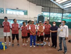 Tenis Persahabatan TVRI Sulsel dengan PT Telkom Pererat Silaturahmi