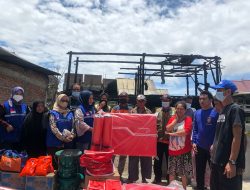 Tiga Rumah Terbakar di Rijang Pittu, Dollah Mando Langsung Kirim Bantuan