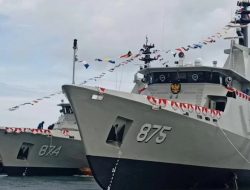 KSAL Laksamana Yudo Margono Luncurkan Dua Kapal Patroli Cepat, KRI Dorang-874 dan KRI Bawal-875