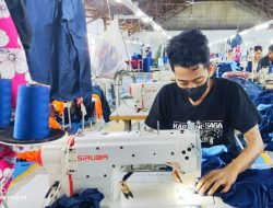 Pabrik Garmen Lapas Makassar Produksi 2.000 Baju WBP