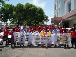 Rayakan Perjalanan 50 Tahun, Interflour Indonesia Konvoi Motor Keliling Makassar