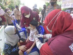 Bupati Indah Putri Launcing Vaksinasi Merdeka Anak