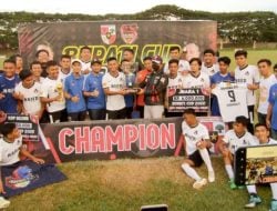 Pertadingan Sepak Bola Bupati Cup Berakhir, Ini Pemenangnya