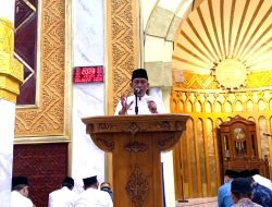 Ceramah Pertama Salat Tarawih di Masjid Agung, Bupati Wajo Urai Kemuliaan Ramadan