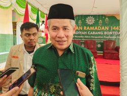 Pengajian Ramadan, Muhammadiyah Bontoala Bagikan 100 Paket Bantuan ke Masyarakat