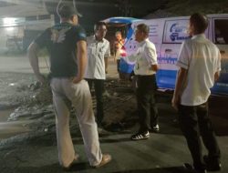 Dirut PDAM Makassar Sambangi Petugas Teknis Lapangan di Malam Hari