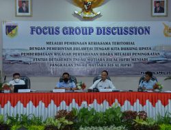 Bahas Peningkatan Status Detasemen TNI AU di Palu, Dispotdirga Lanud Sultan Hasanuddin Ikuti FGD