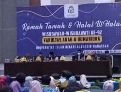 Wisuda Ke-92, Fakultas Adab dan Humaniora UIN Alauddin Tamatkan 185 Mahasiswa