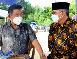 Aksa Mahmud dan Taufan Pawe Saling Puji di Pantai Indah Bosowa